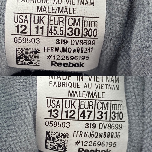 Reebok Men's Workout Plus Cold Grey Athletic Shoes - Picture 11 of 11